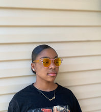 Load image into Gallery viewer, UB Designer Jeweled “Passion Lemonade” Sunglasses