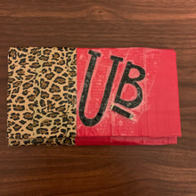 Load image into Gallery viewer, UB Designer Cheetah print color blocked clutch
