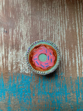 Load image into Gallery viewer, UB Designer jeweled pop socket “Sparkled Donut” -phone grip, phone accessory, phone stand
