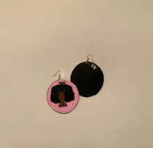 Load image into Gallery viewer, UB Designer Afrocentric “Afro Sista” Fashion earrings
