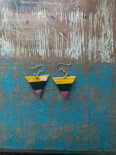 Load image into Gallery viewer, UB Designer Boho Chic triangular Fashion earrings
