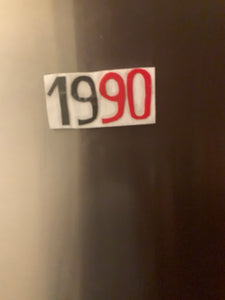 1990 Decorative magnet - Retro magnet for millennials- Refrigerator magnet