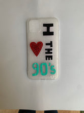 Load image into Gallery viewer, UB Designer Iphone 11 “I Love the 90s” soft case -Retro lover case- TPU silicone case
