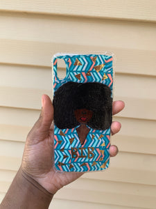 UB Designer IPhone XS Max “Black is Beautiful” Afrocentric soft TPU Phone case - phone skin