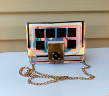 Load image into Gallery viewer, UB Designer “Latitude Attitude” Holographic Coin Purse
