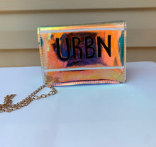 Load image into Gallery viewer, UB Designer “Latitude Attitude” Holographic Coin Purse
